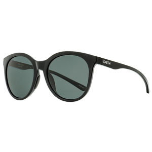 SMITH Black Round Polarized Sunglasses